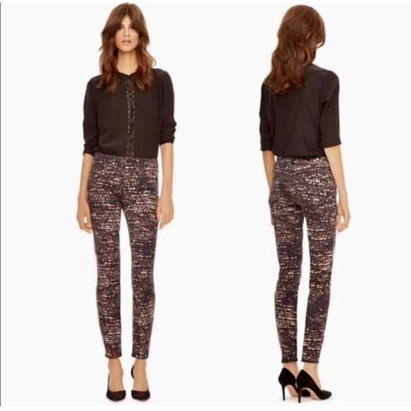 Tory Burch Night City Light Skinny Jeans Black Size 27 - Picture 8 of 8